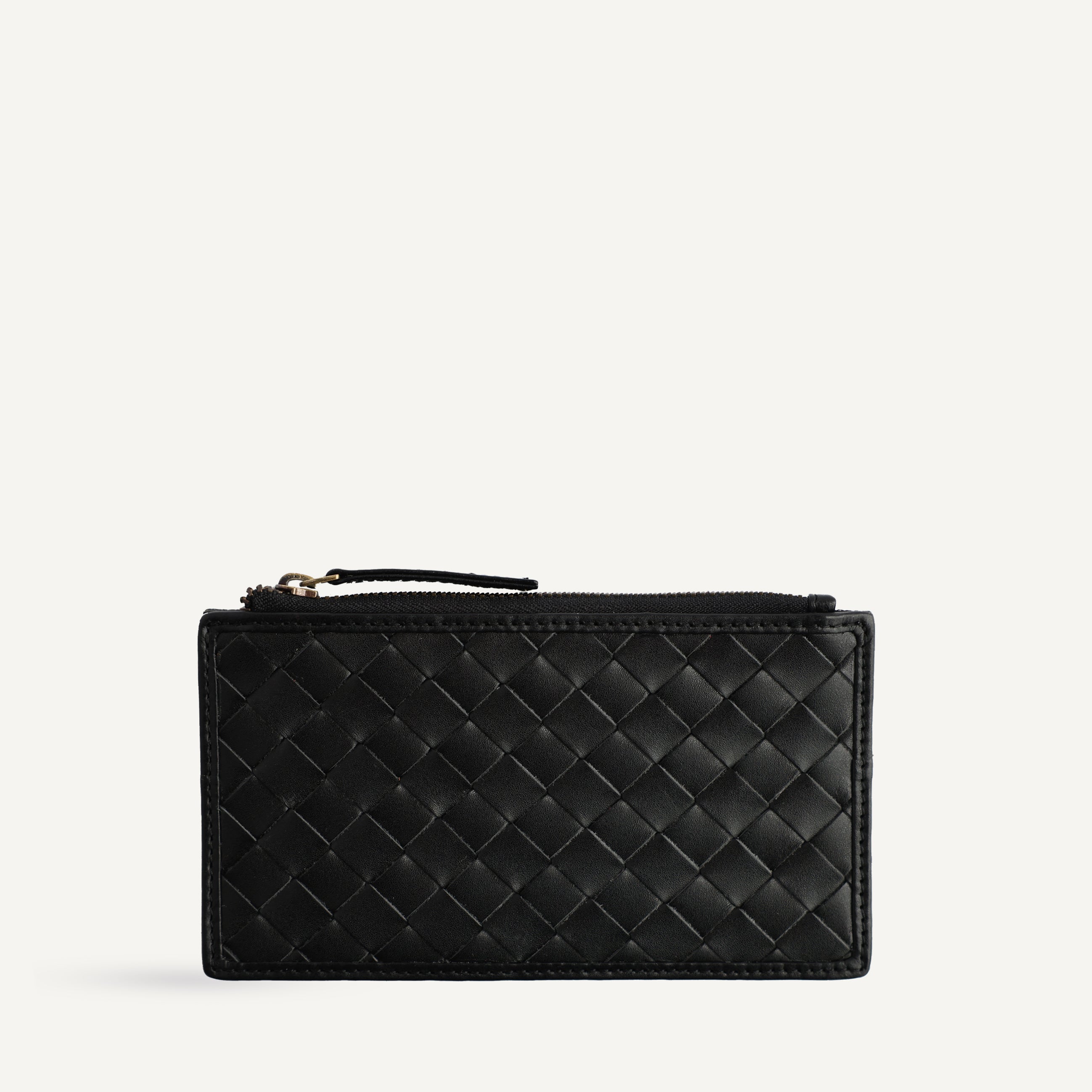 Odin Card Case - Carré Weave Black