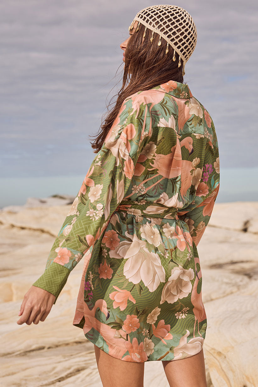 Floridian Shirt Dress