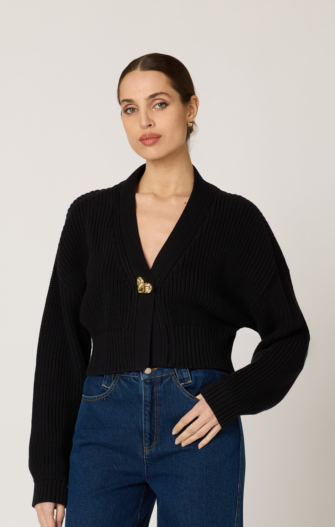 HEART SWEATER CARDIGAN