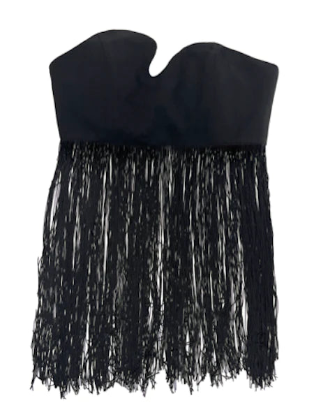 Strapless Puzzle Top w/ Fringe
