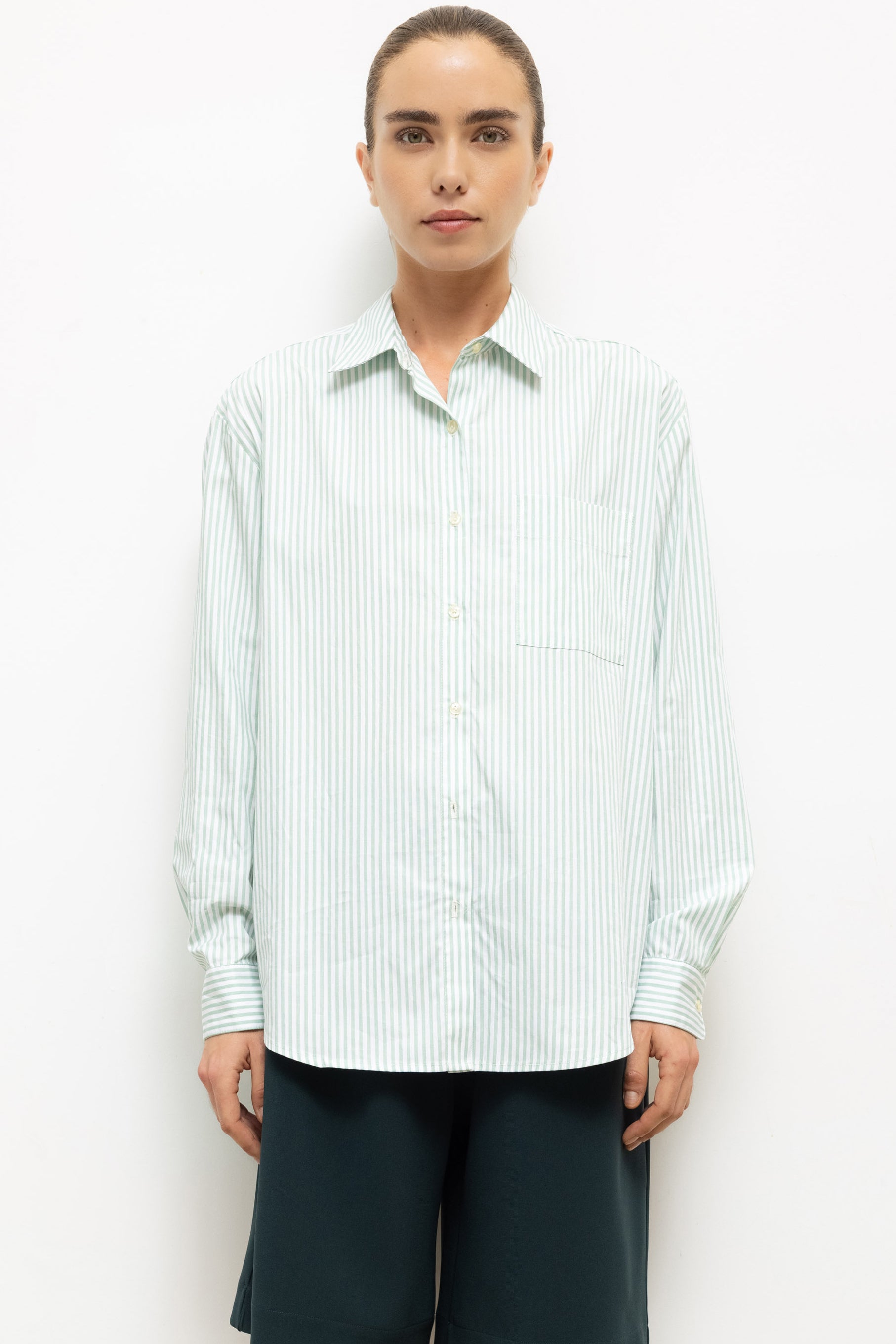 YOSHI STRIPE CLASSIC BUTTON DOWN