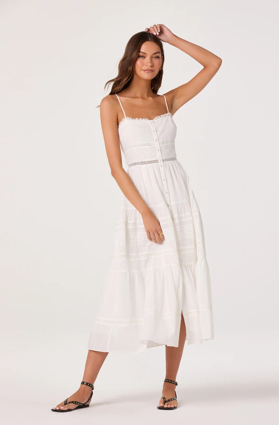 Annabel Dress in White