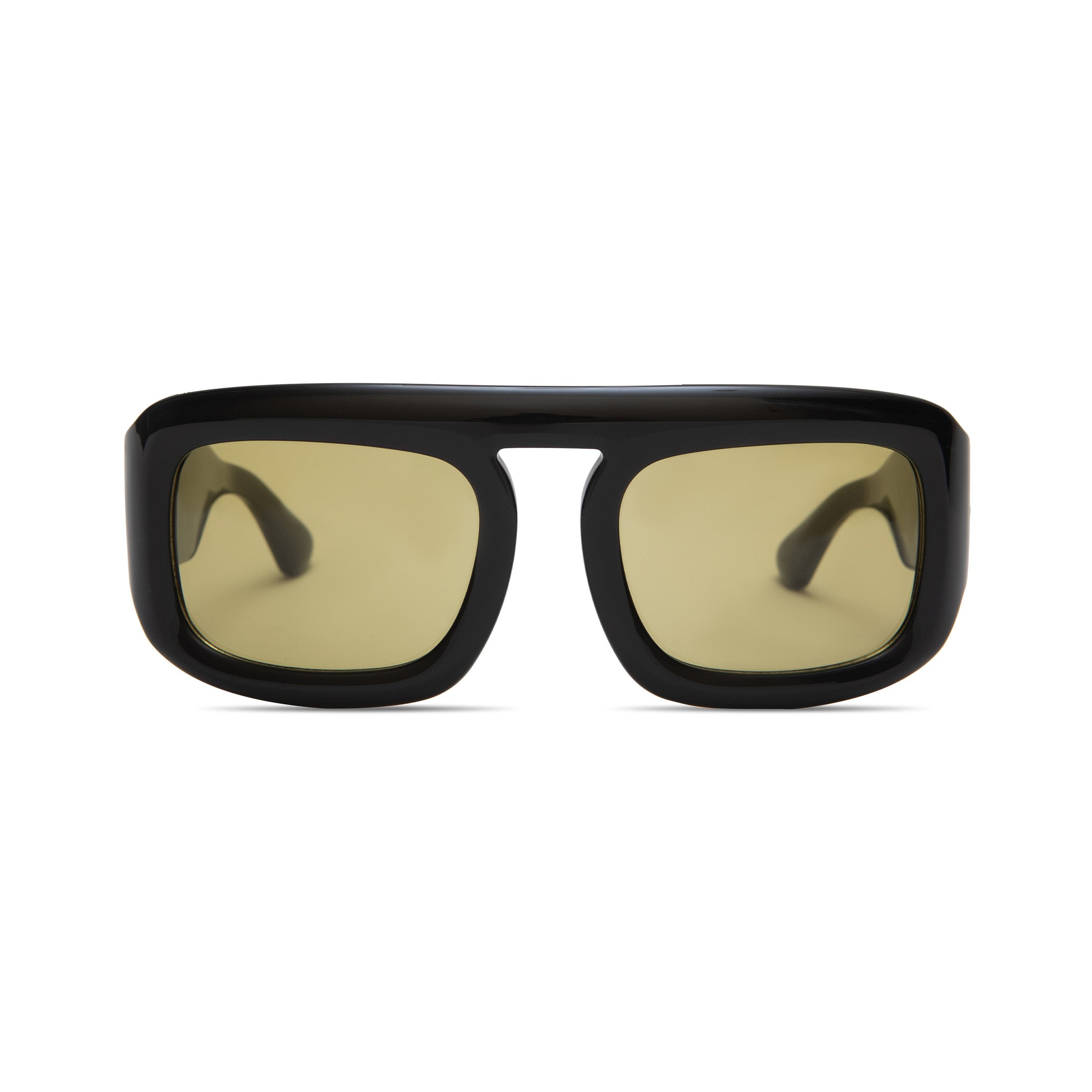 Aries in Gloss Black Olive Green Lens