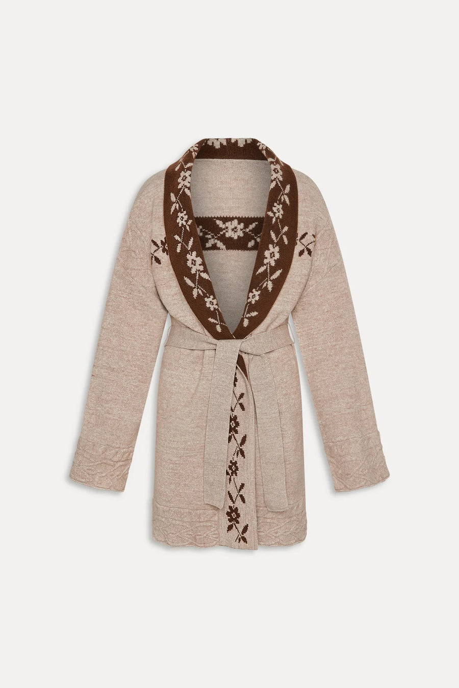 Autumn Oversized Belted Cardigan