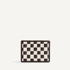 Nico Card Case - Brown x Cream Check