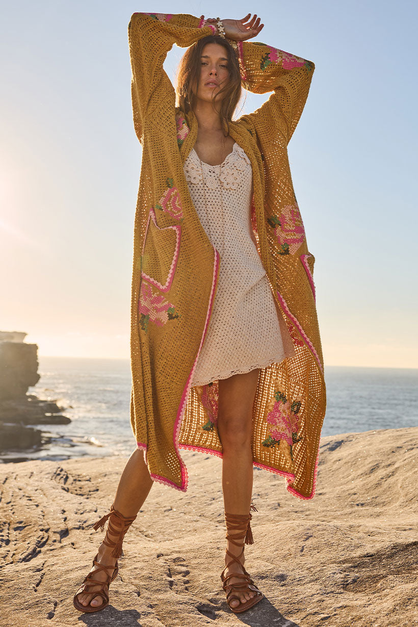 Coastal Granny Maxi Cardigan