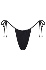 Tia String Bikini Bottom - Black
