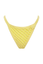 Tide Crochet Cheeky Bikini Bottom. - Honey Butter