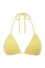 Tide Crochet Bikini Top - Honey Butter