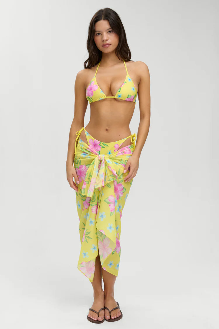 Alessia Floral Cotton Sarong