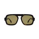 Jane in Dark Brown Tortoise Olive Green Lens