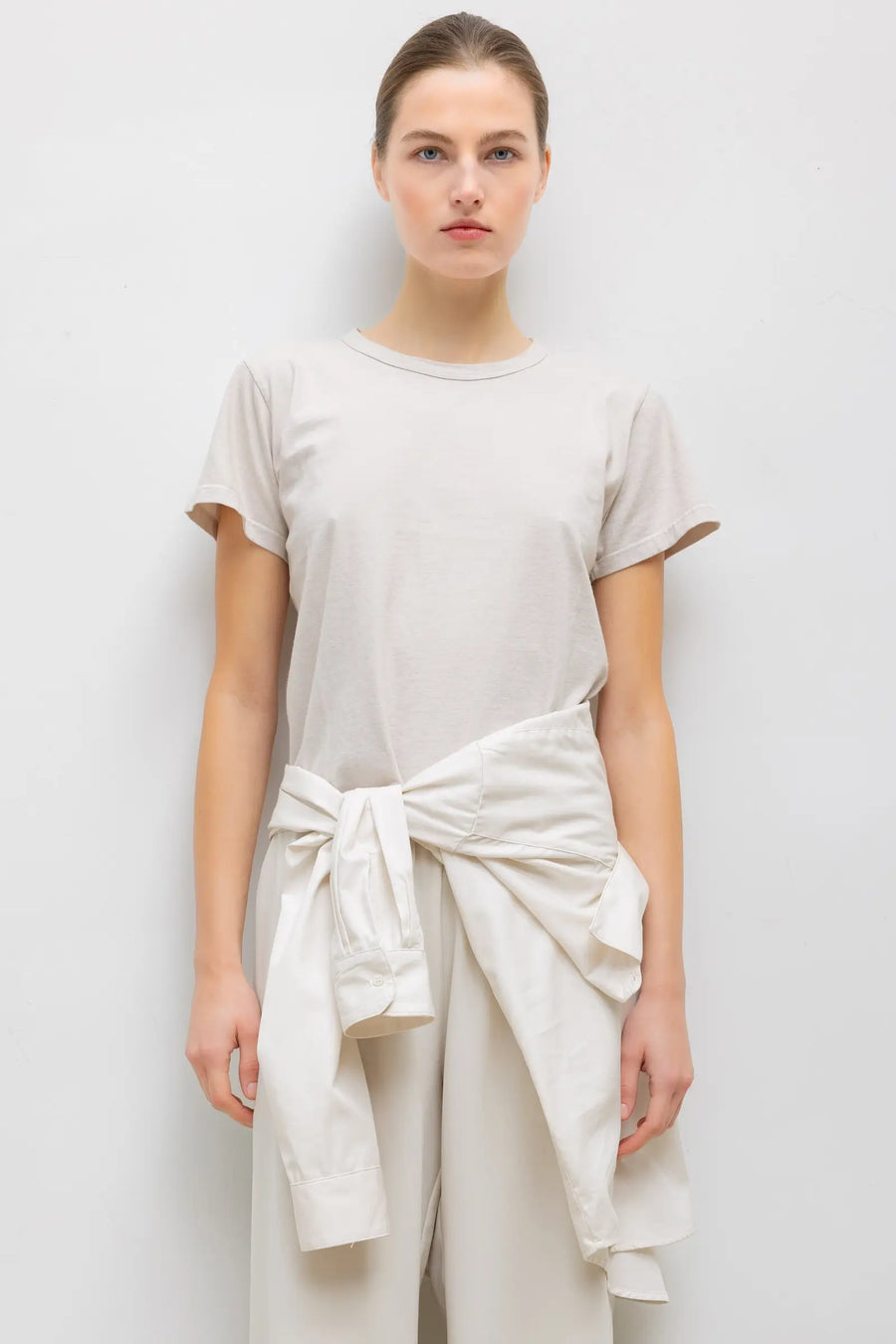 The Margo Tee in Cream