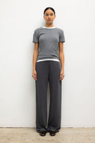 POINTELLE SLIM FIT TEE