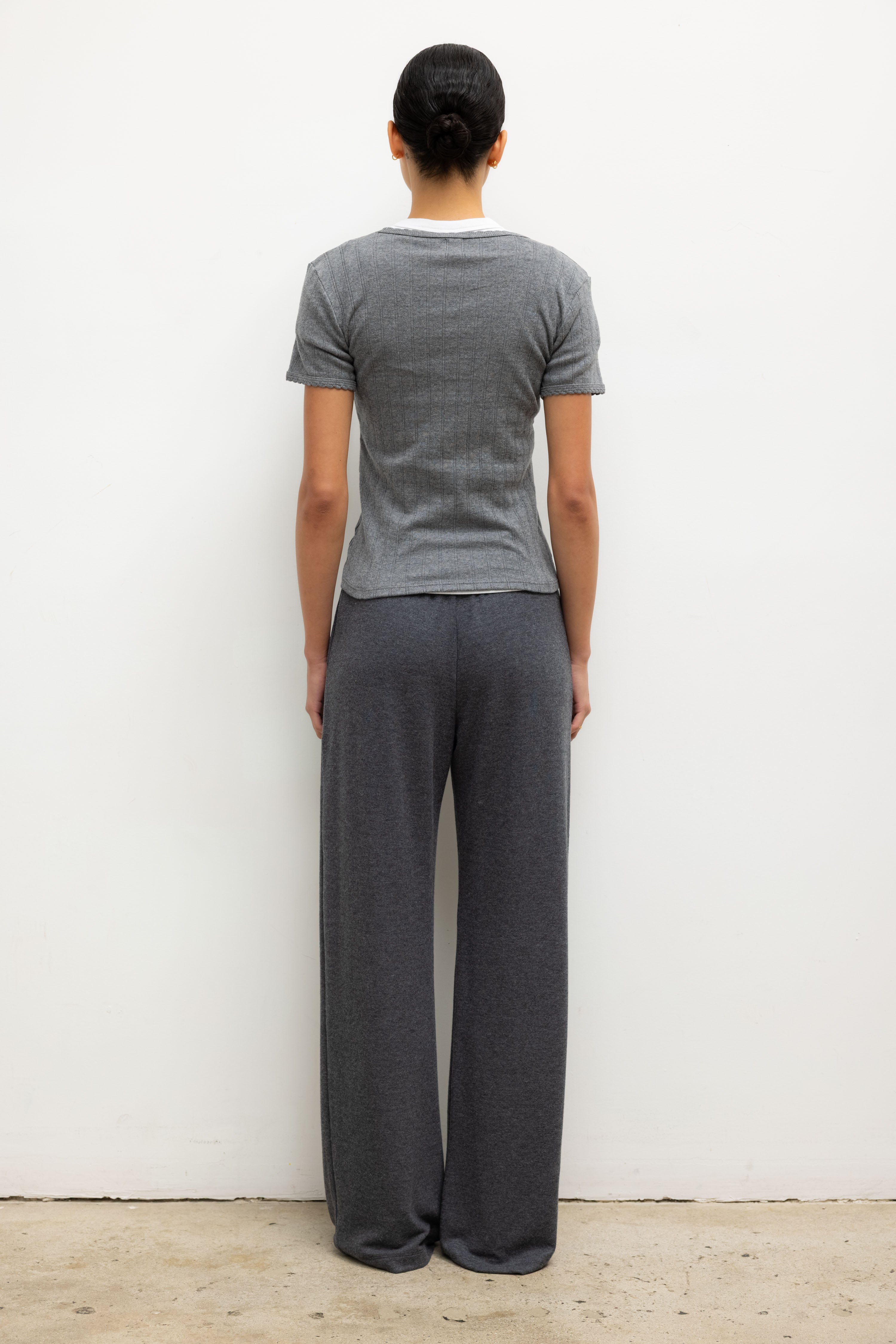 POINTELLE SLIM FIT TEE