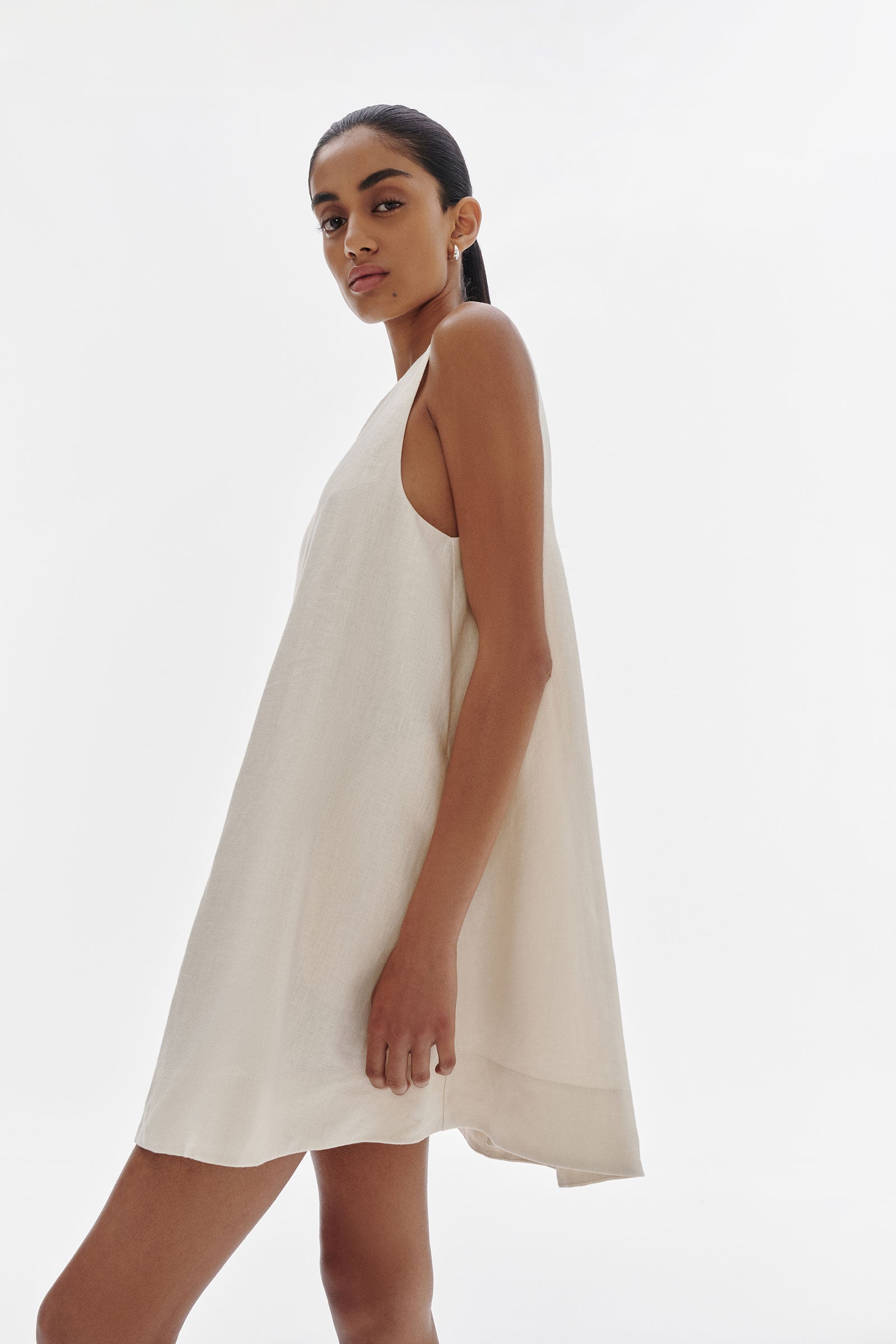 Nemi Linen Mini Dress