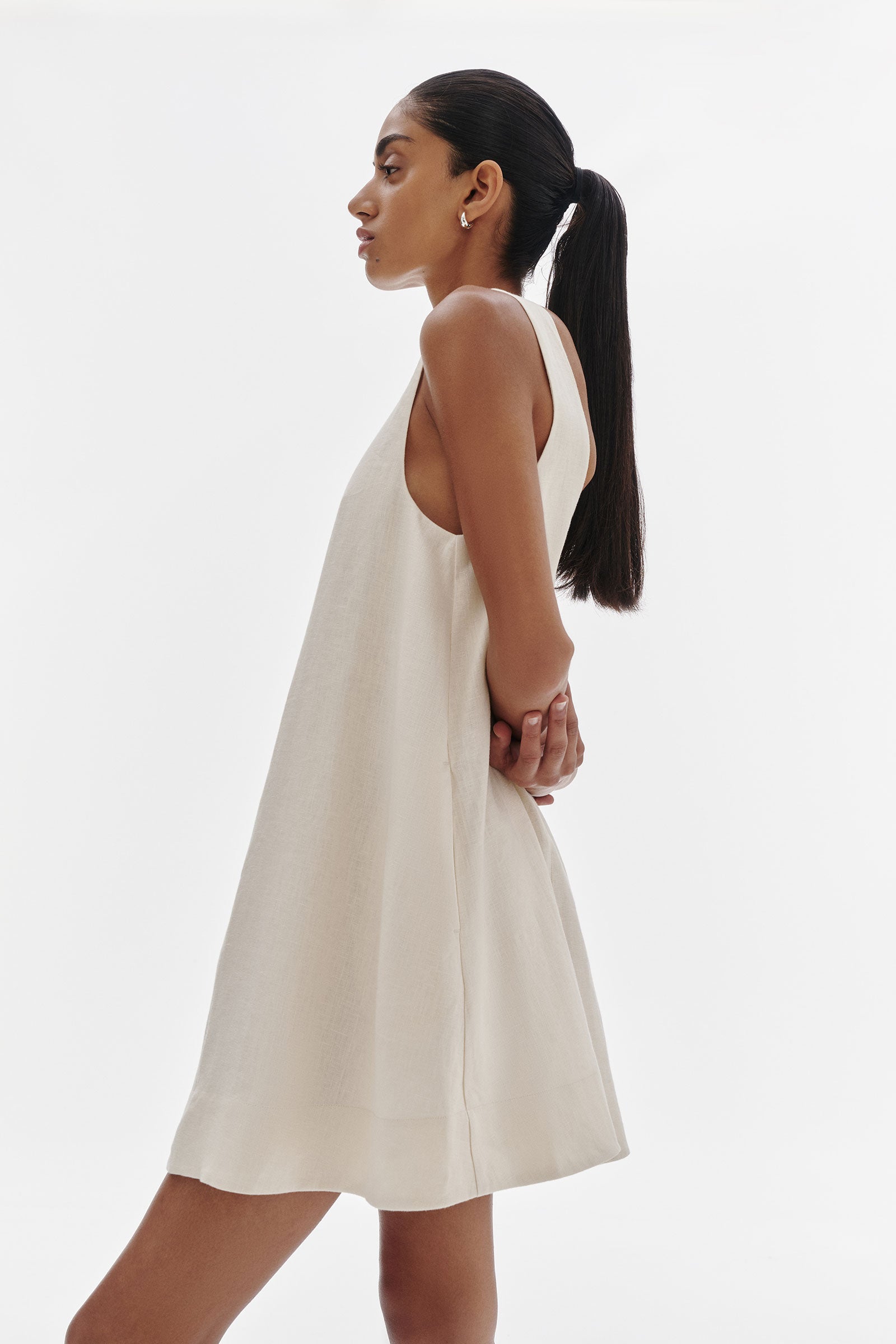 Nemi Linen Mini Dress