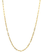 Paper Clip Gold Filled Necklace