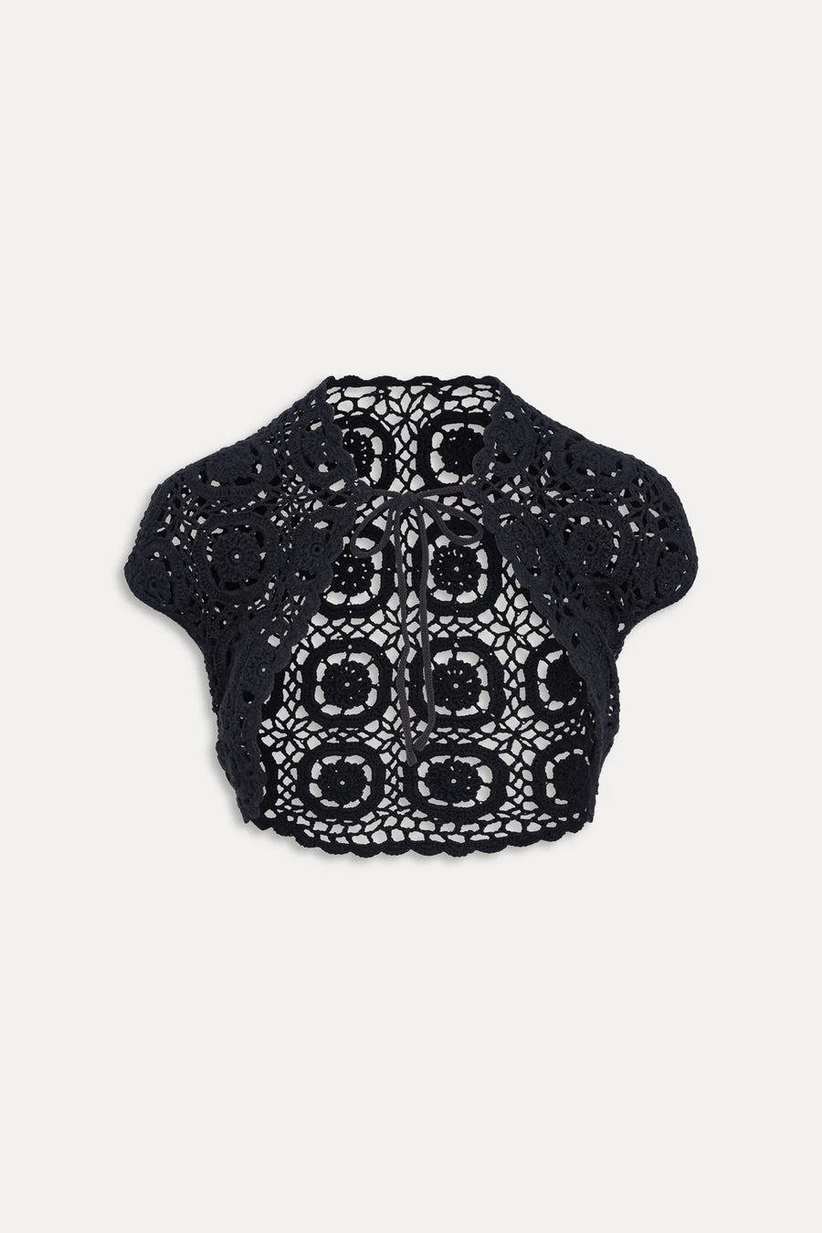 x Devon Lee Carlson Pinky Promise Crochet Bolero
