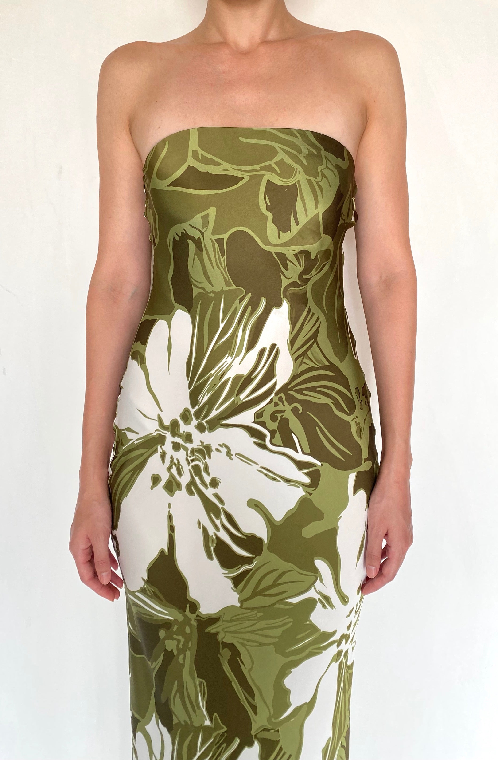 STRAPLESS MAXI DRESS