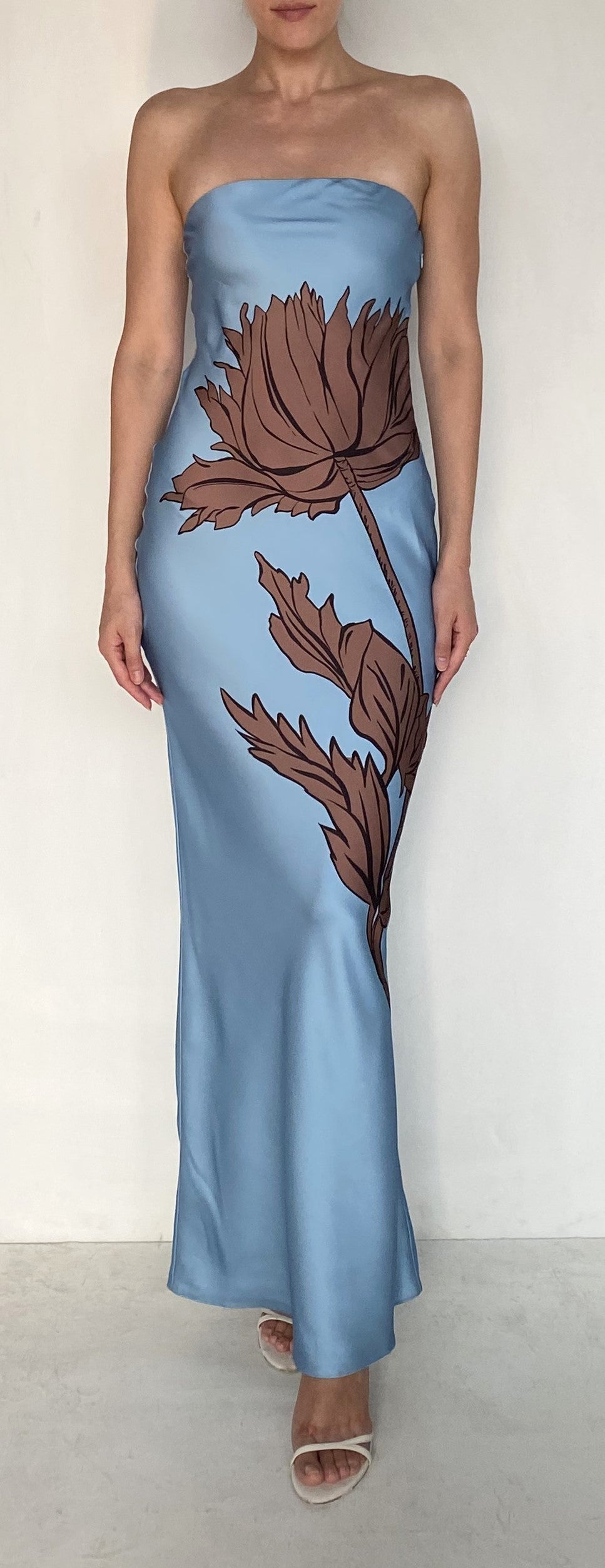 STRAPLESS MAXI DRESS