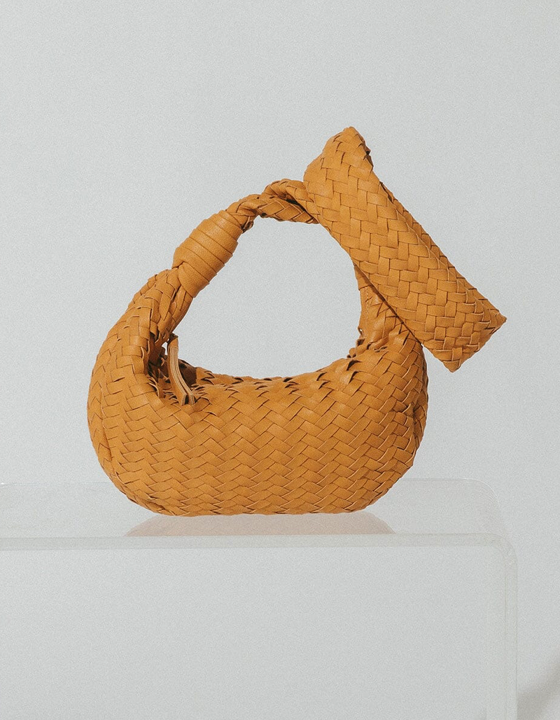 Dylan Woven Bag- Camel