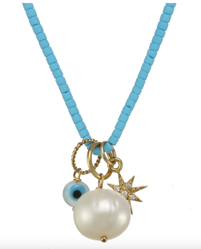 Brook Necklace - light blue