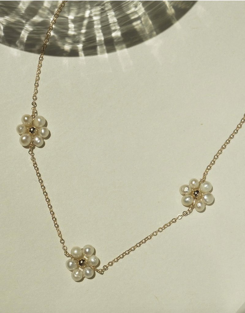 Flores Necklace- gold