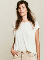 The Pocket Tee - Washed White