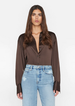 The Oversized Shirt - Espresso
