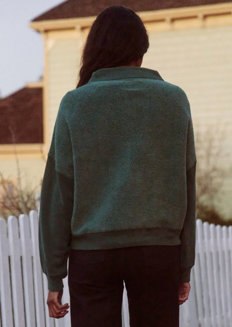 The Trail Pullover - Green Grove
