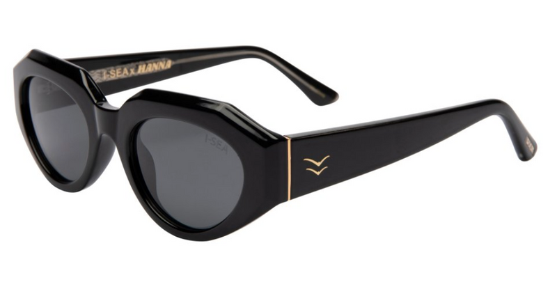 Hanna Sunglasses Caviar/Smoke