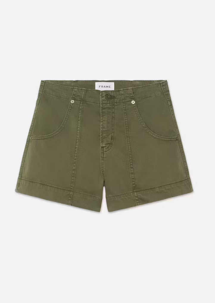Clean Utility Short - Washed Winter Moss