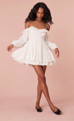Zennia Mini Dress - white