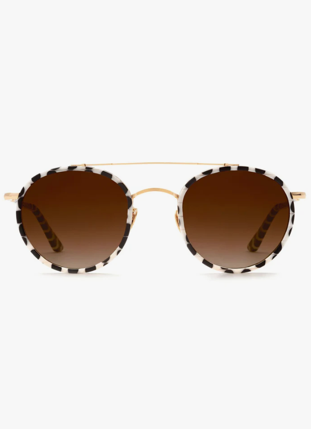 Porter Sunglasses - 24K Titanium + Matte Domino