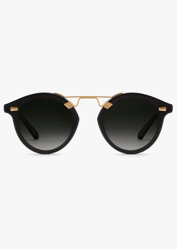 STL Nylon Sunglasses - Black + Shadow 24K Polarized