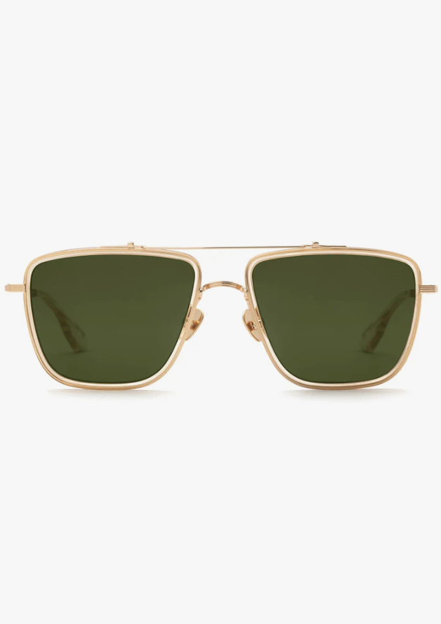 Vail Sunglasses - 18K Titanium + Haze Polarized