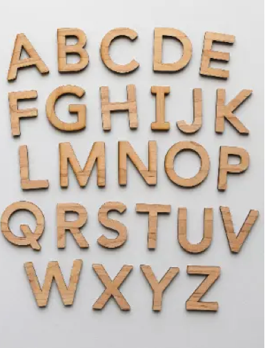 Wooden Uppercase Alphabet Set • Movable Alphabet Set – Drift Boutique