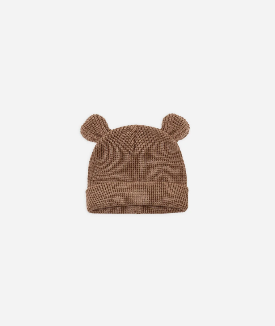 Baby Bear Beanie in Cocoa