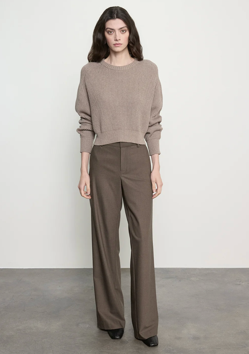 Cotton Cashmere Raglan Sweater
