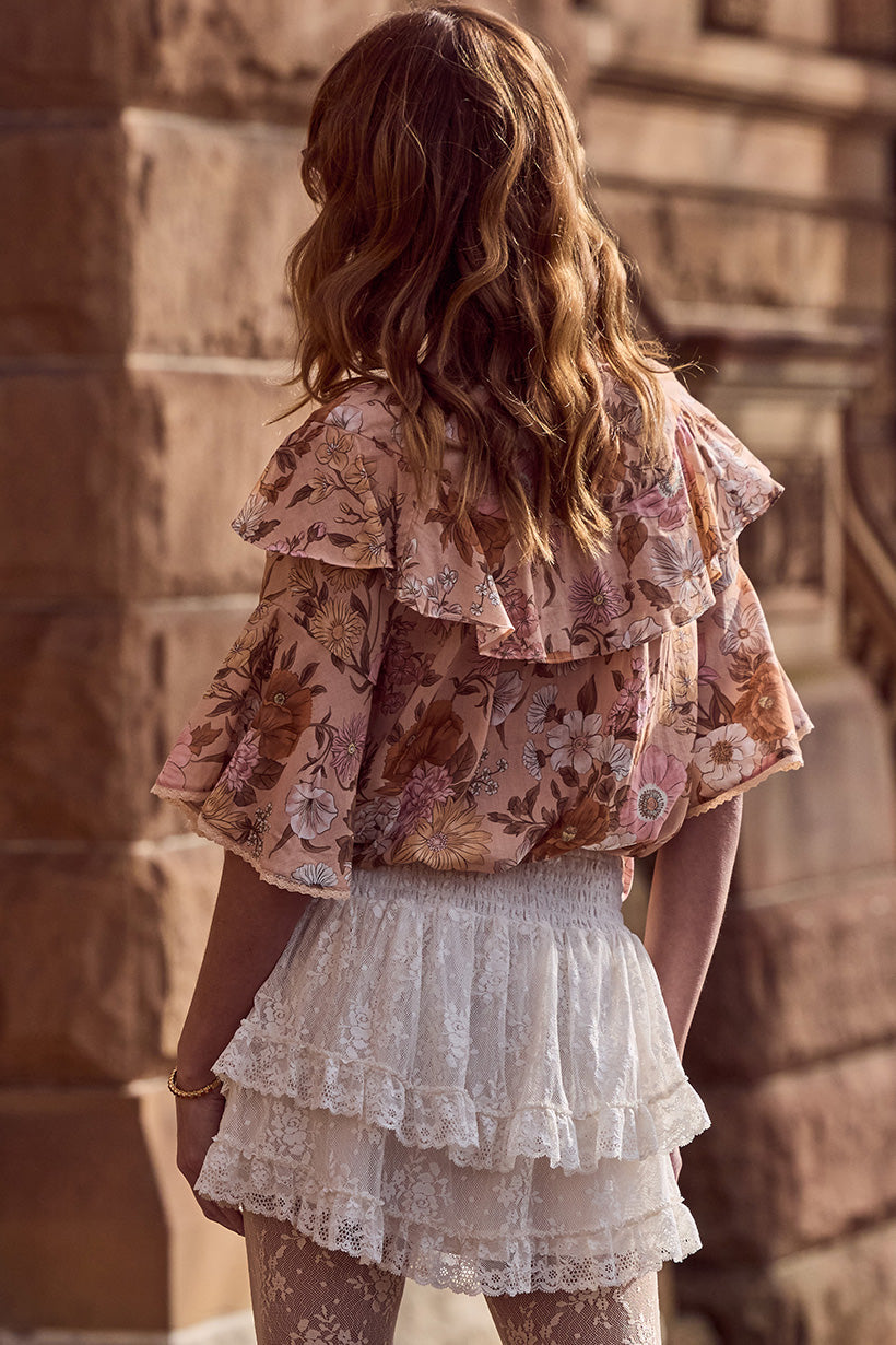 Stealing Beauty Short Sleeve Blouse