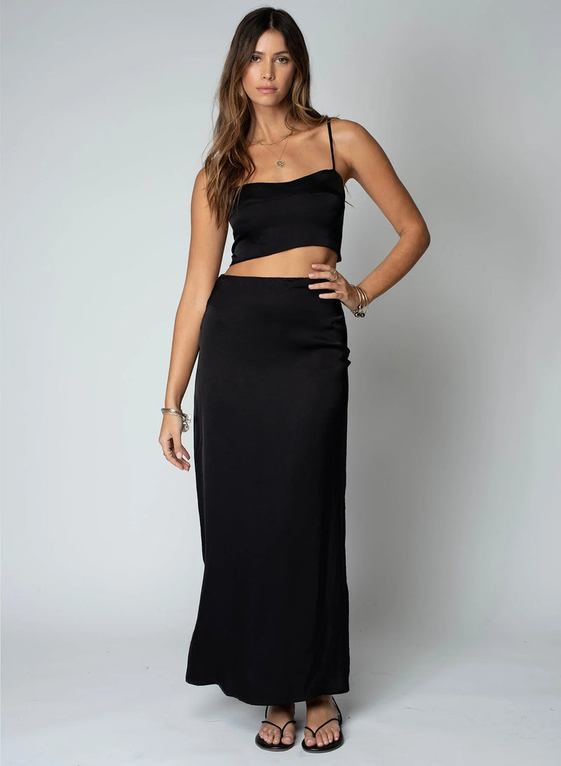 Dani Maxi Skirt - Black