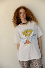 Green Day Dookie Merch Tee - Dirty White