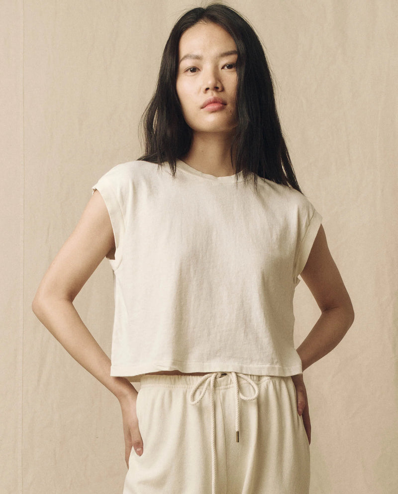 The Square Tee - Ivory
