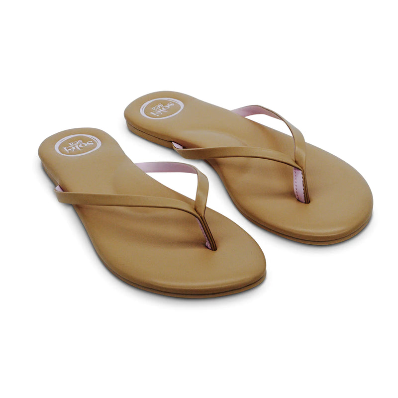 Nude Patent Strap Sandal