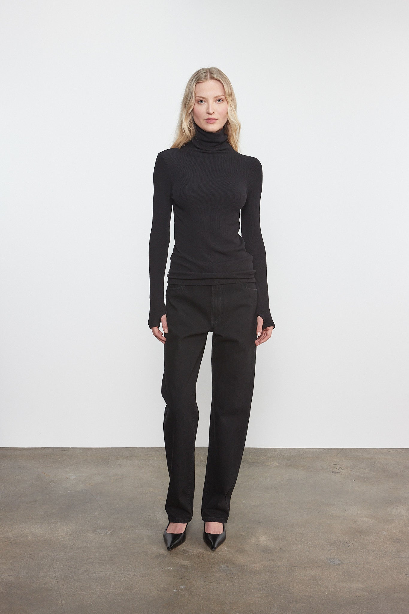 Sweater Knit Turtleneck