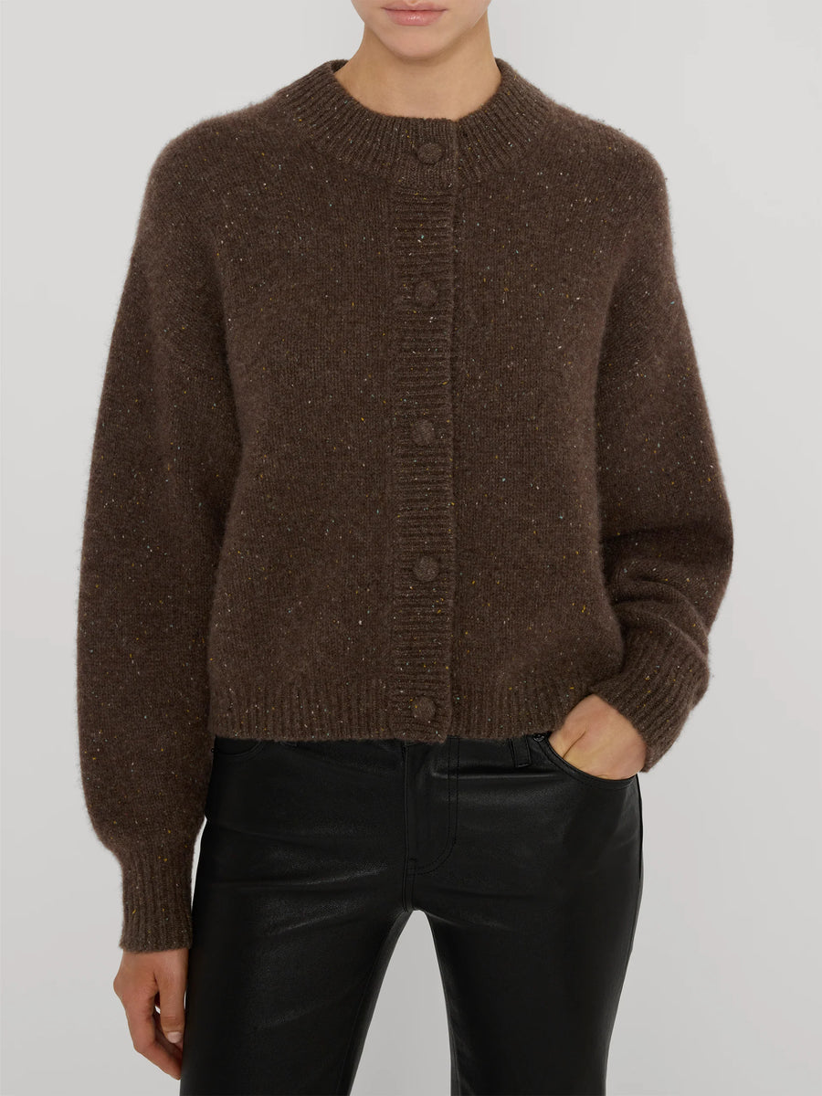 The Cashmere Fleck Cardi