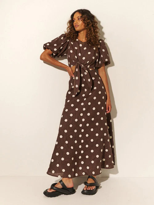 Harper Maxi Dress -Chocolate
