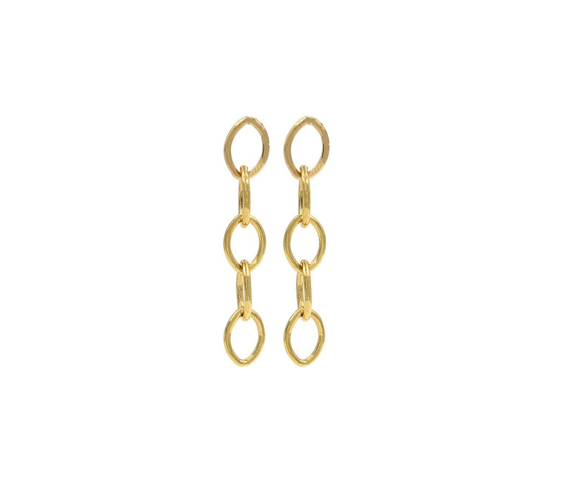 Big Chain Gold Filled Earrings