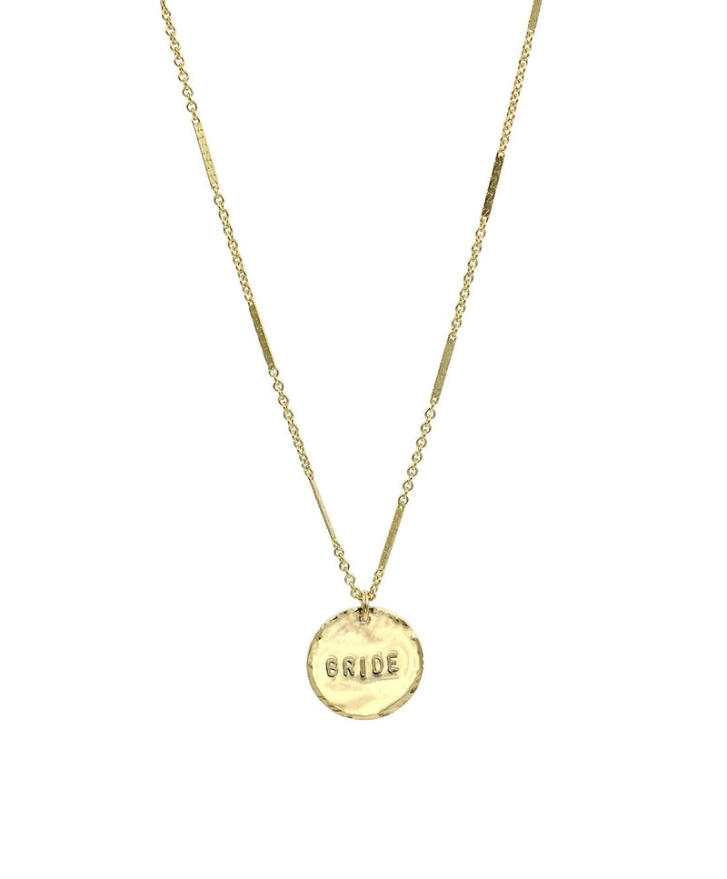 "Bride" Gold Filled Coin Necklace