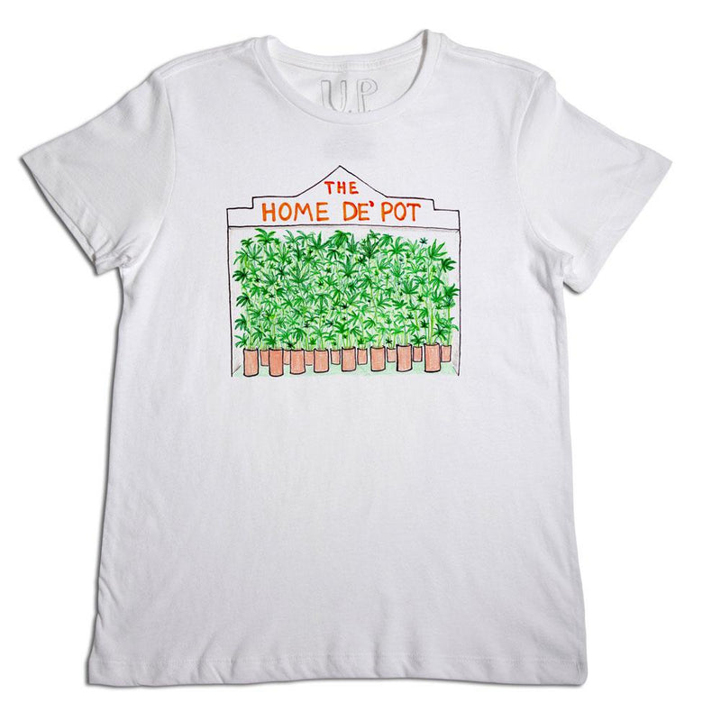 The Home De'Pot Unisex White T-Shirt